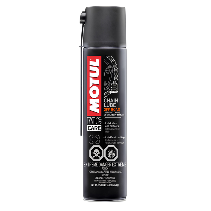 Motul MC Care C3 Chain Lube Off Road Motorcycle Chain Spray 400ml Pack of 12