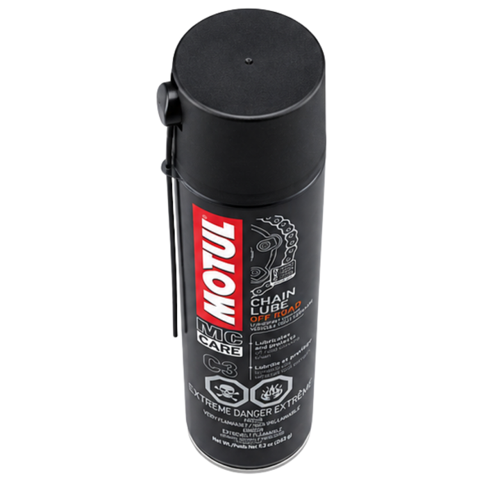 Motul MC Care C3 Chain Lube Off Road Motorcycle Chain Spray 400ml Pack of 9