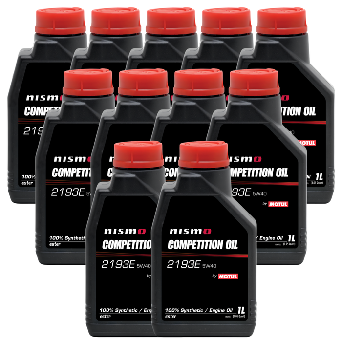 Motul NISMO Competition Oil 2193E 5W-40 100% Synthetic Ester Engine Oil 1L Pack of 11