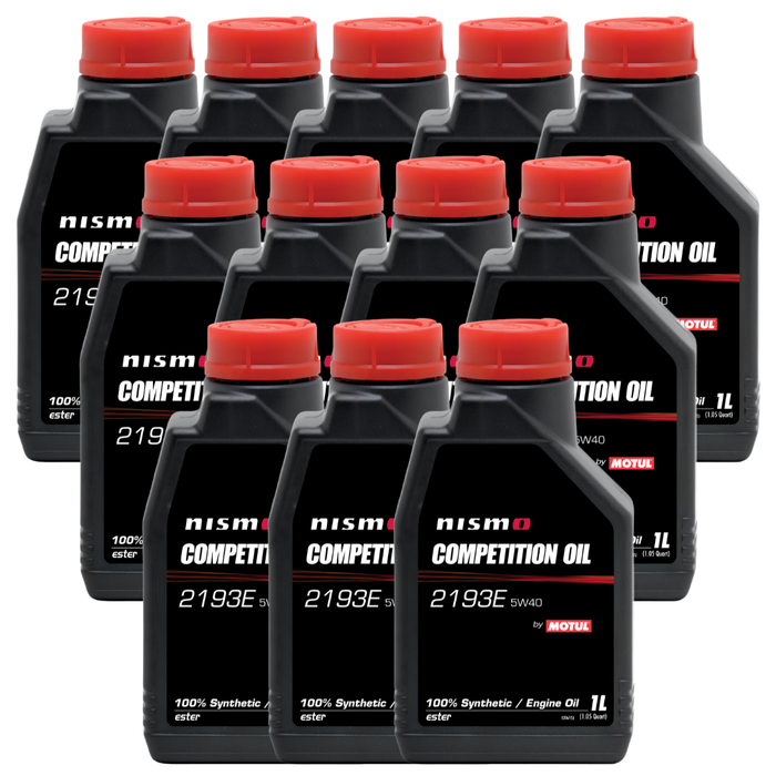 Motul NISMO Competition Oil 2193E 5W-40 100% Synthetic Ester Engine Oil 1L Pack of 12