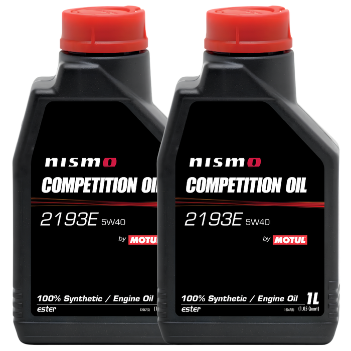 Motul NISMO Competition Oil 2193E 5W-40 100% Synthetic Ester Engine Oil 1L Pack of 2