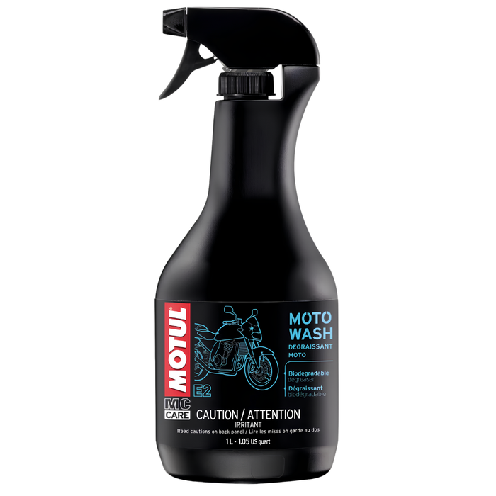 Motul MC Care E2 Moto Wash Biodegradable Motorcycle Cleaner & Degreaser 1L Pack of 4