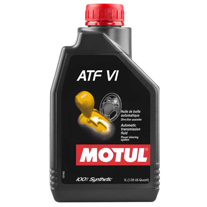 Motul ATF VI 100% Synthetic Low-Viscosity Automatic Transmission Fluid 1L Pack of 10