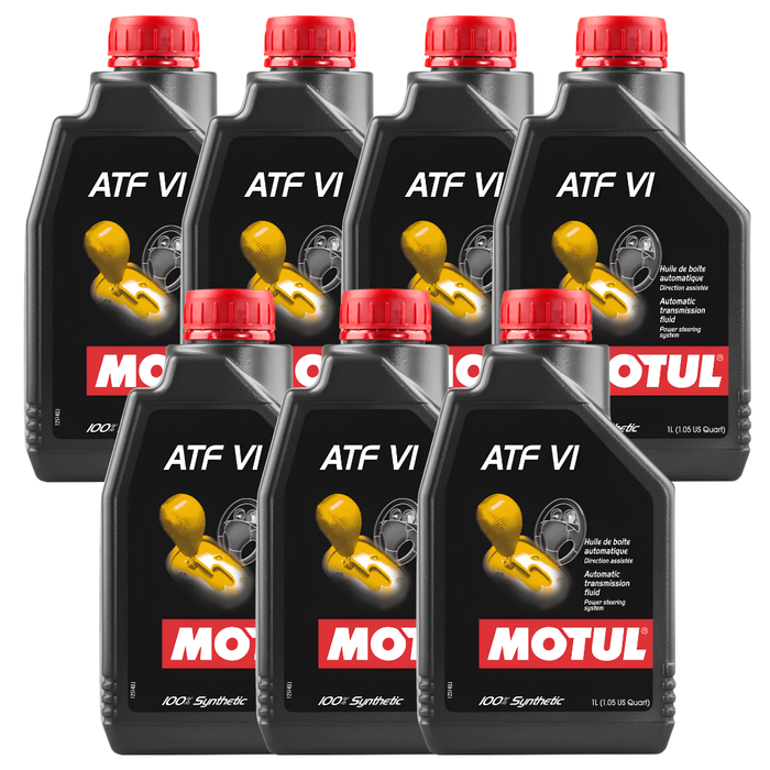 Motul ATF VI 100% Synthetic Low-Viscosity Automatic Transmission Fluid 1L Pack of 7