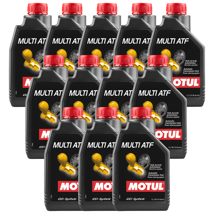 Motul Multi ATF 100% Synthetic Automatic Transmission Fluid 105784 1L 12 Pack