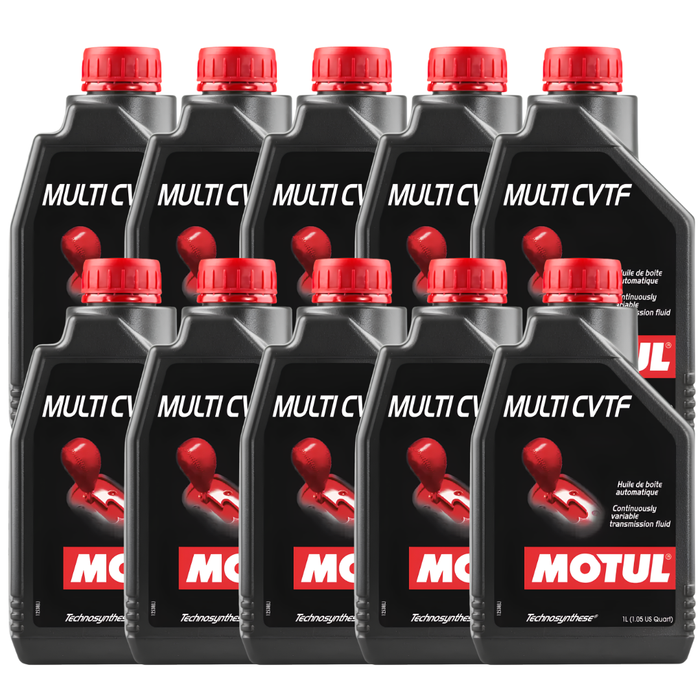 Motul Multi CVTF Technosynthese Continuously Variable Transmission Fluid 1L Pack of 10