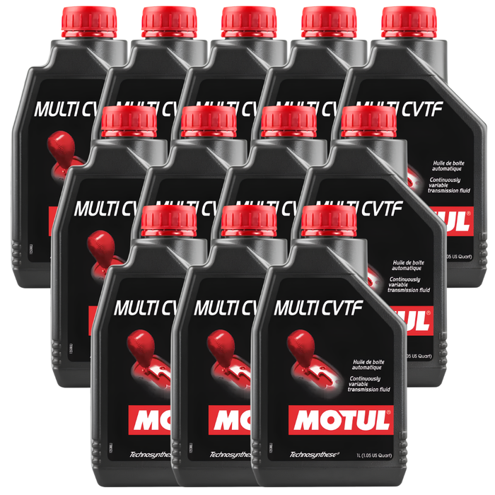 Motul Multi CVTF Technosynthese Continuously Variable Transmission Fluid 1L Pack of 12