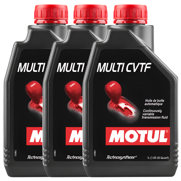 Motul Multi CVTF Technosynthese Continuously Variable Transmission Fluid 1L Pack of 3