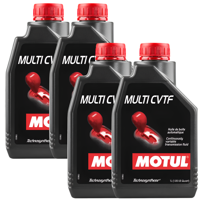 Motul Multi CVTF Technosynthese Continuously Variable Transmission Fluid 1L Pack of 4