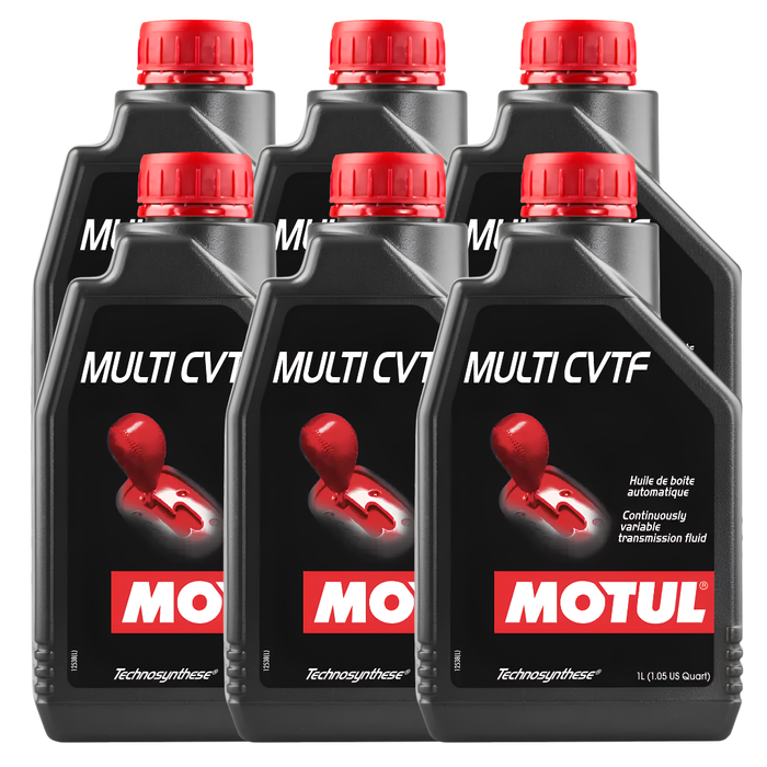 Motul Multi CVTF Technosynthese Continuously Variable Transmission Fluid 1L Pack of 6