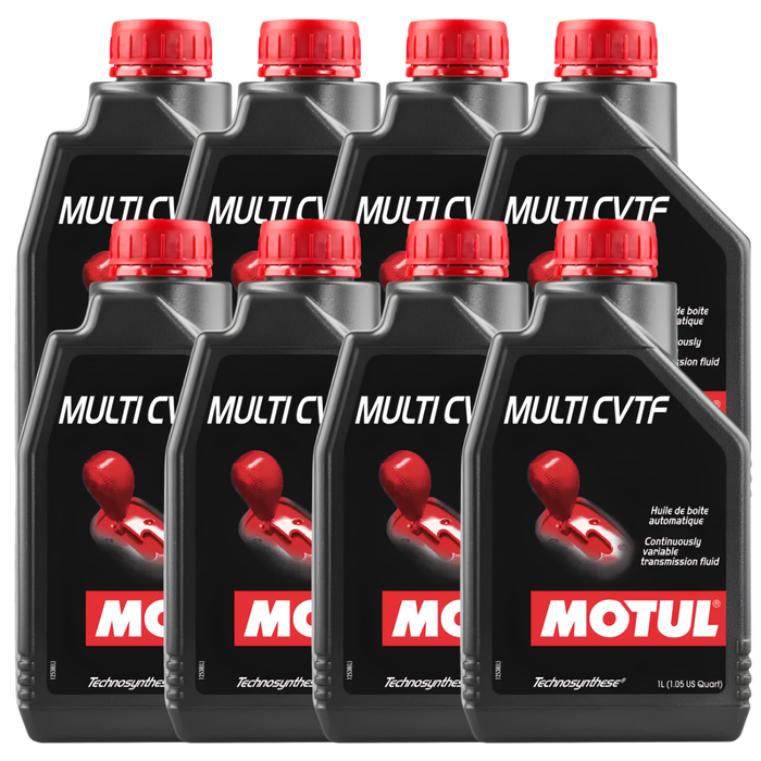 Motul Multi CVTF Technosynthese Continuously Variable Transmission Fluid 1L Pack of 8