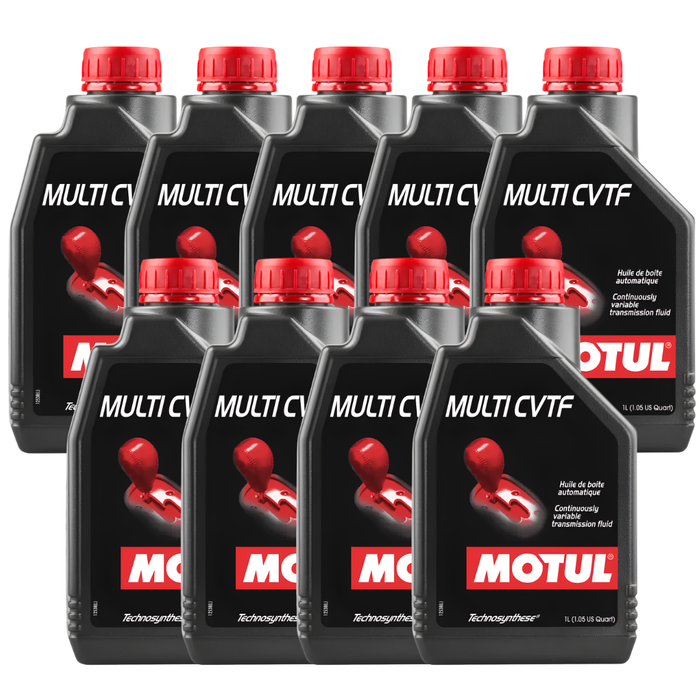 Motul Multi CVTF Technosynthese Continuously Variable Transmission Fluid 1L Pack of 9