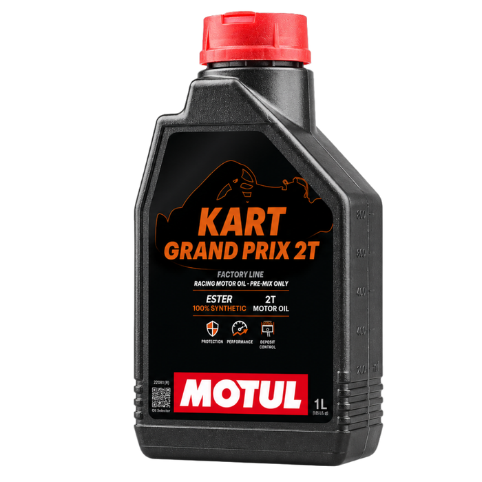 Motul Kart Grand Prix 2T 100% Synthetic Ester Racing Oil 1 Liter