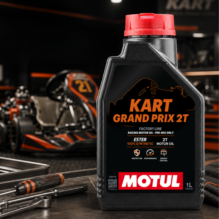 Motul Kart Grand Prix 2T 100% Synthetic Ester Racing Oil 1 Liter