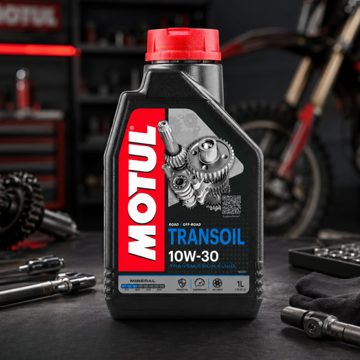 Motul Transoil 10W-30 Mineral Wet Clutch Gearbox Oil 1 Liter