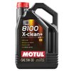 Motul 8100 X-CLEAN+ 5W-30 Full Synthetic Mid-SAPS Engine Oil 5 Liter