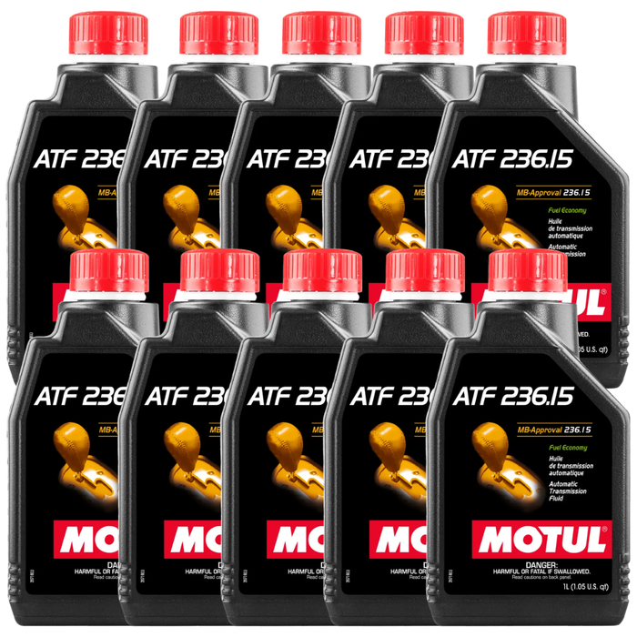 Motul ATF 236.15 100% Synthetic Mercedes Automatic Transmission Fluid 1L Pack of 10