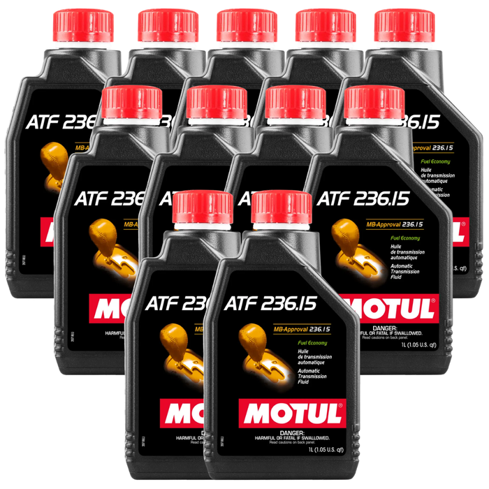 Motul ATF 236.15 100% Synthetic Mercedes Automatic Transmission Fluid 1L Pack of 11