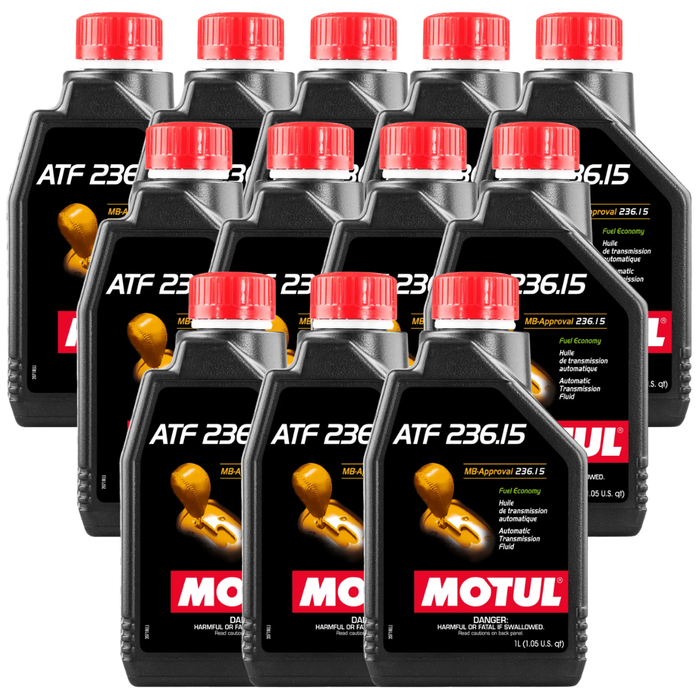 Motul ATF 236.15 100% Synthetic Mercedes Automatic Transmission Fluid 1L Pack of 12