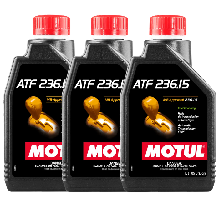 Motul ATF 236.15 100% Synthetic Mercedes Automatic Transmission Fluid 1L Pack of 3