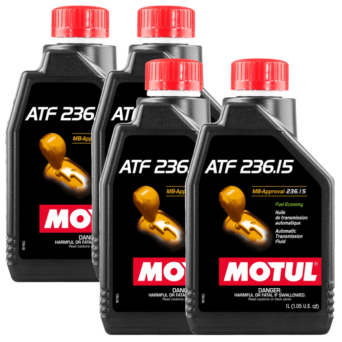 Motul ATF 236.15 100% Synthetic Mercedes Automatic Transmission Fluid 1L Pack of 4