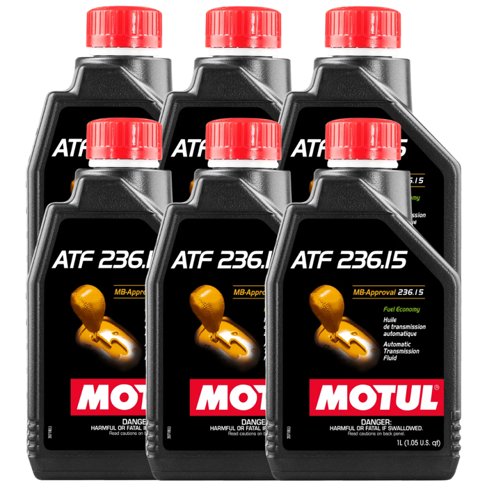 Motul ATF 236.15 100% Synthetic Mercedes Automatic Transmission Fluid 1L Pack of 6