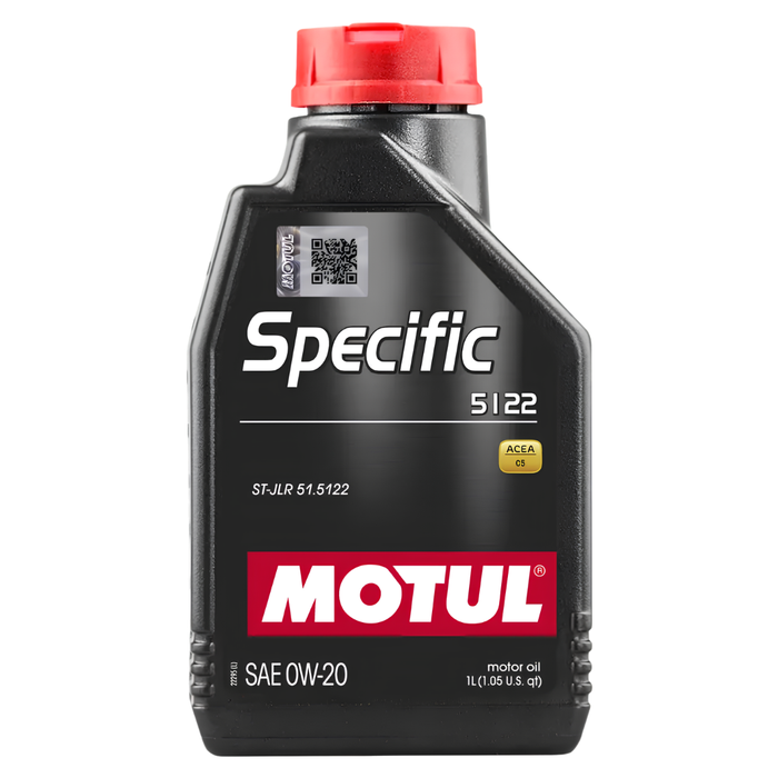 Motul Specific 5122 0W-20 100% Synthetic Fuel Economy JLR Engine Oil 1L Pack of 2