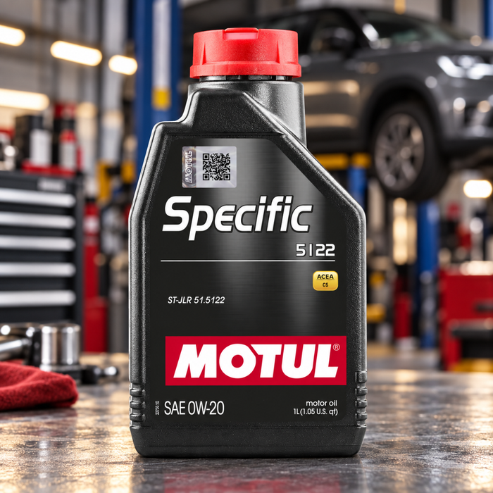 Motul Specific 5122 0W-20 100% Synthetic Fuel Economy JLR Engine Oil 1L Pack of 5