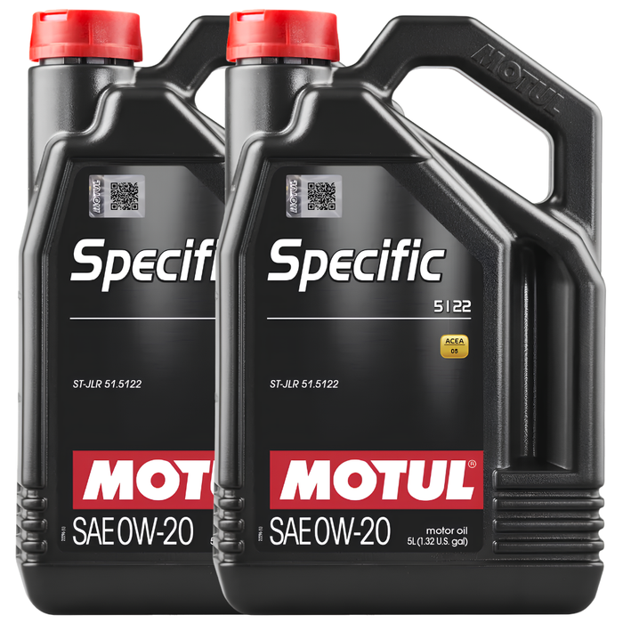 Motul Specific 5122 0W-20 Synthetic Jaguar Land Rover Engine Oil 5L Pack of 2