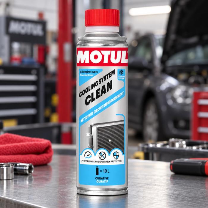 Motul Cooling System Clean Radiator & Cooling Circuit Cleaner 300ml Pack of 9