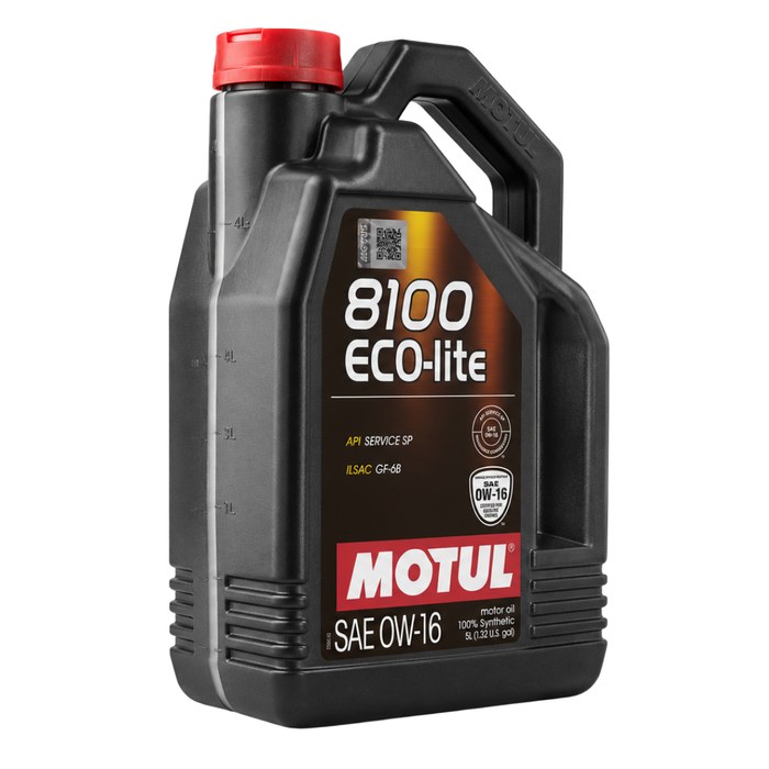 Motul 8100 ECO-LITE 0W-16 Full Synthetic Fuel Economy Engine Oil 5 Liter