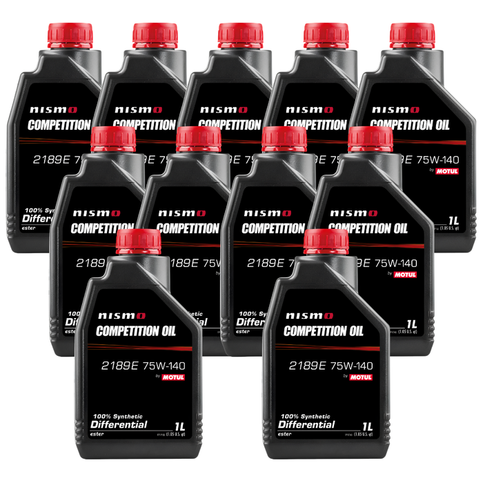 Motul NISMO Competition Oil 2189E 75W-140 Synthetic LSD Differential Oil 1L Pack of 11