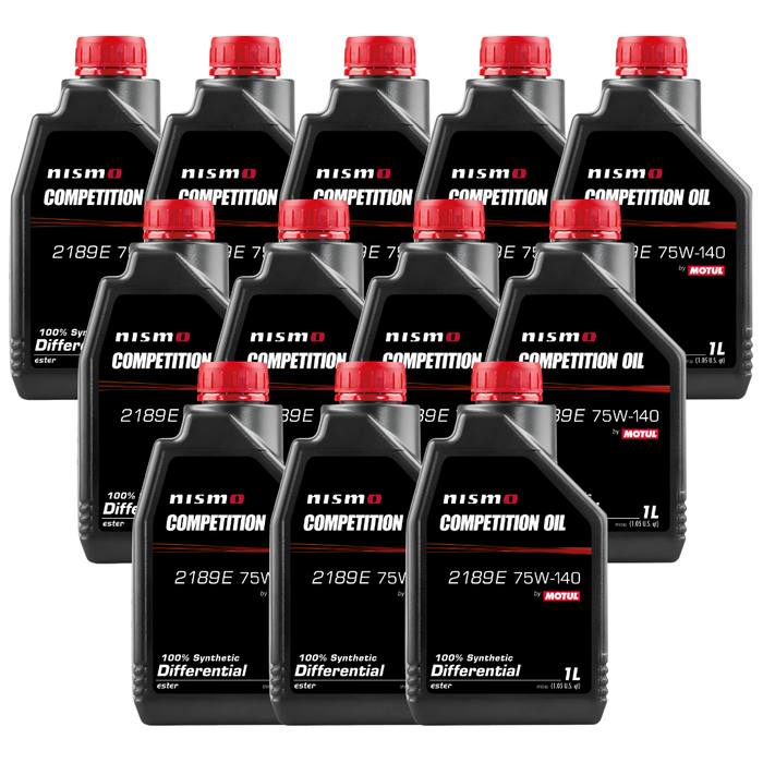 Motul NISMO Competition Oil 2189E 75W-140 Synthetic LSD Differential Oil 1L Pack of 12
