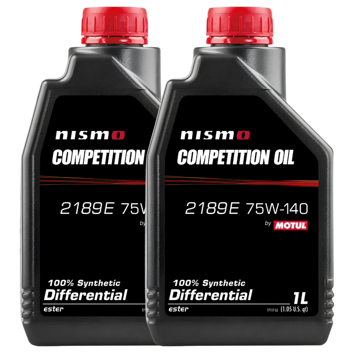 Motul NISMO Competition Oil 2189E 75W-140 Synthetic LSD Differential Oil 1L Pack of 2
