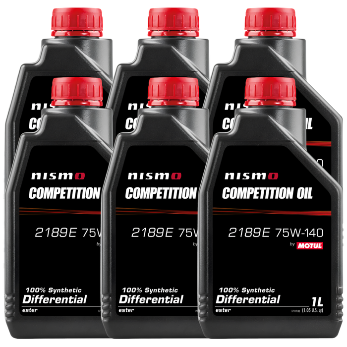 Motul NISMO Competition Oil 2189E 75W-140 Synthetic LSD Differential Oil 1L Pack of 6
