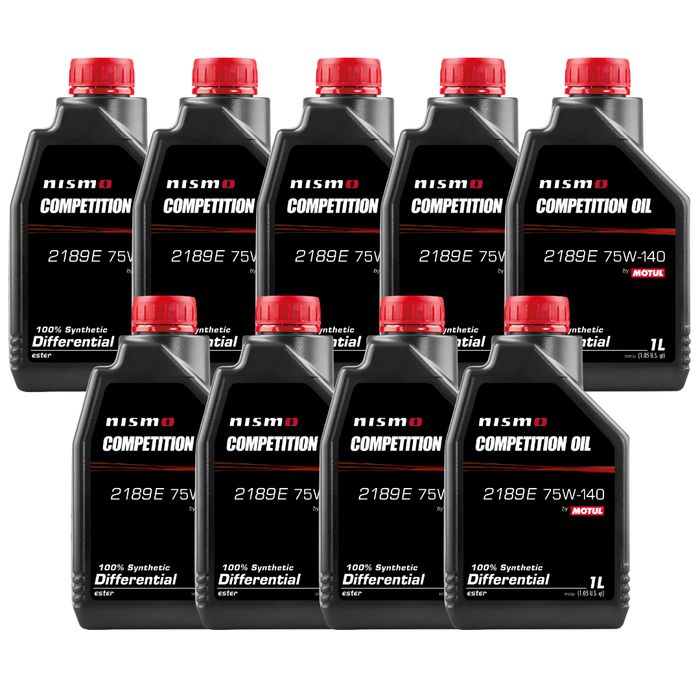Motul NISMO Competition Oil 2189E 75W-140 Synthetic LSD Differential Oil 1L Pack of 9