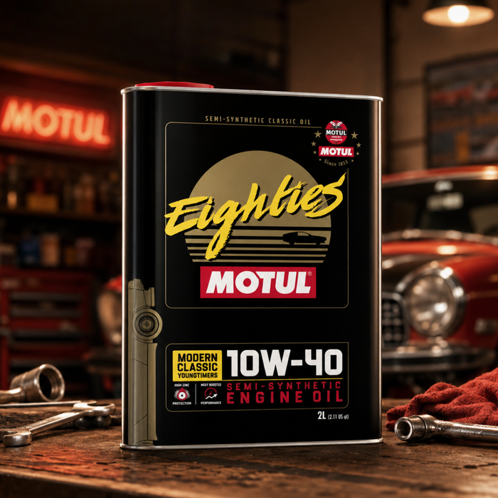 Motul Classic Eighties 10W-40 Semi-Synthetic Classic Engine Oil 2 Liter