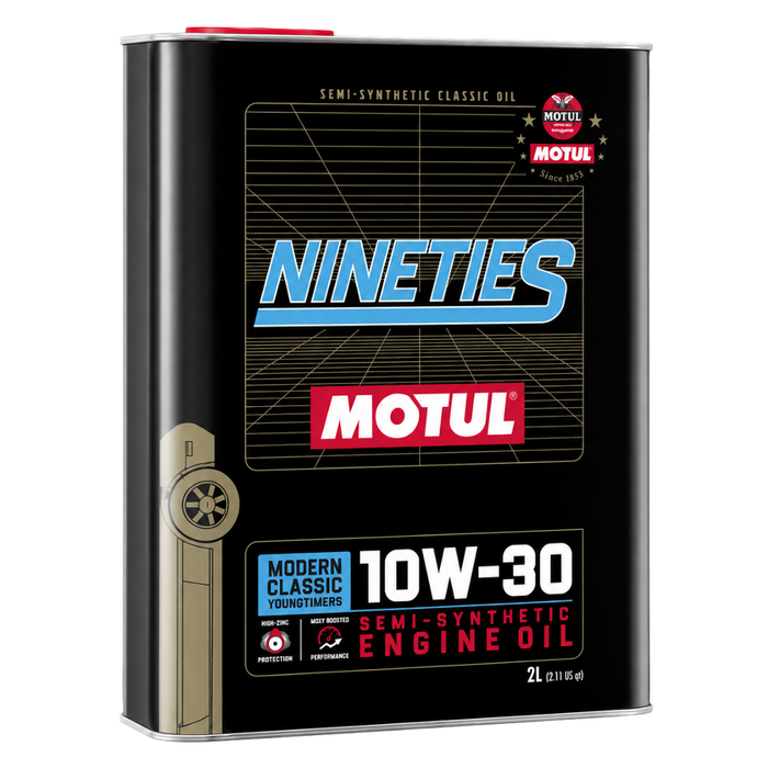 Motul Classic Nineties 10W-30 Semi-Synthetic Classic Engine Oil 2 Liter