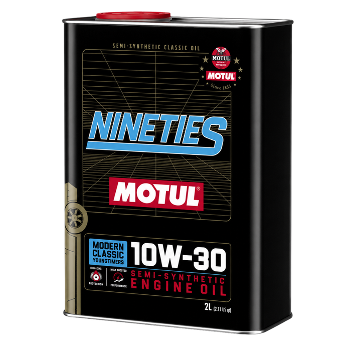 Motul Classic Nineties 10W-30 Semi-Synthetic Classic Engine Oil 2 Liter