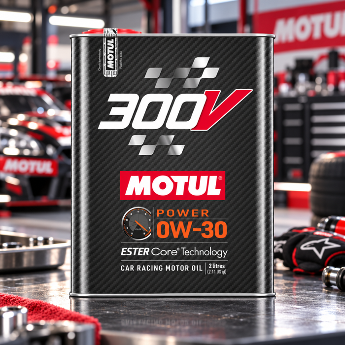 Motul 300V Power 0W-30 100% Synthetic Ester Core Racing Engine Oil 2L Pack of 2