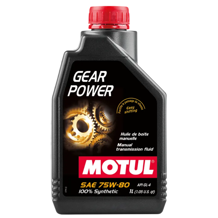 Motul Gear Power 75W-80 Synthetic Manual Transmission Gear Oil 1 Liter