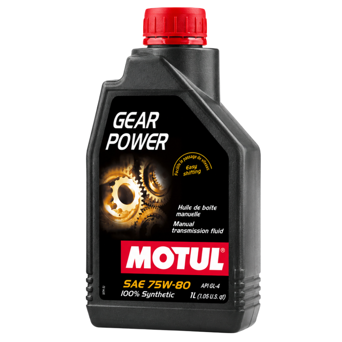 Motul Gear Power 75W-80 Synthetic Manual Transmission Gear Oil 1 Liter