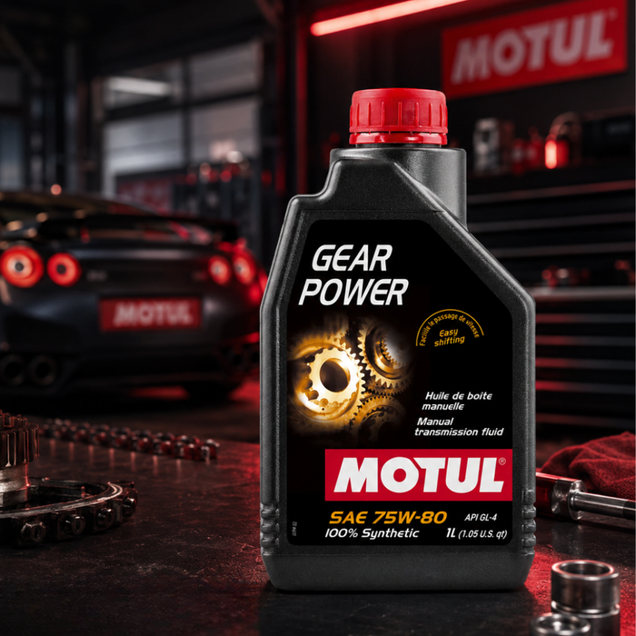 Motul Gear Power 75W-80 Synthetic Manual Transmission Gear Oil 1 Liter