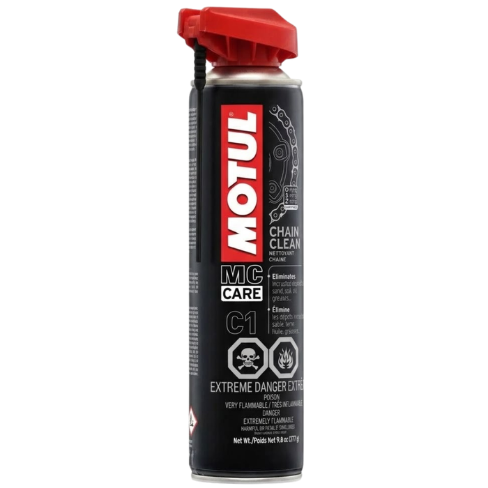 Motul MC Care C1 Chain Clean Motorcycle Chain Cleaner 400ml Pack of 3