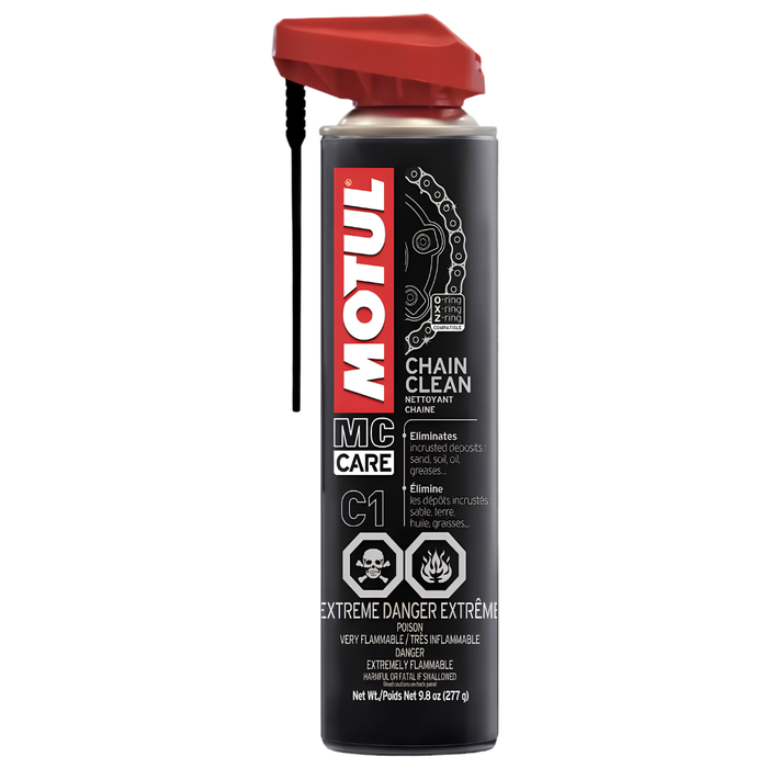 Motul MC Care C1 Chain Clean Motorcycle Chain Cleaner 400ml Pack of 5
