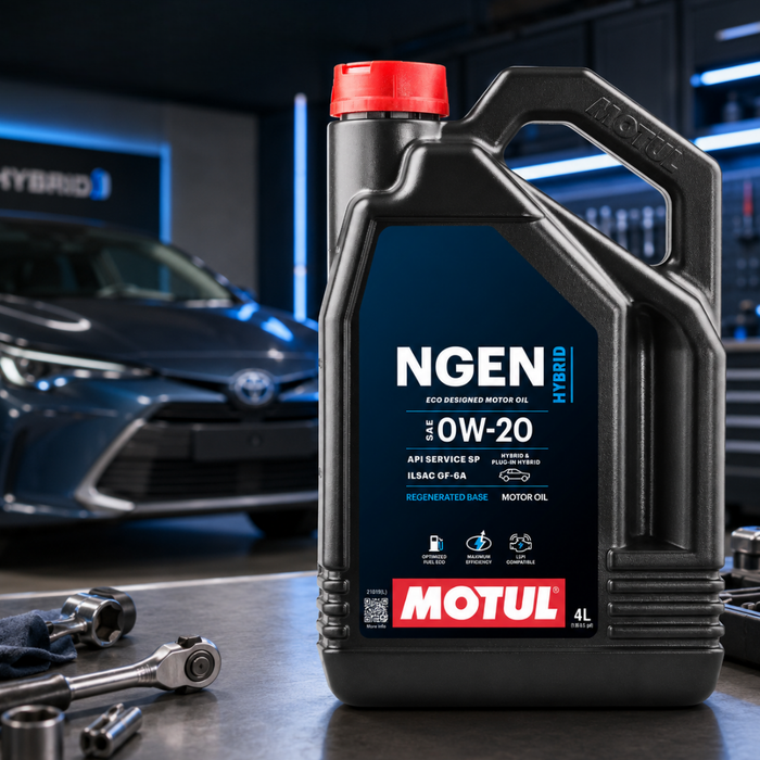 Motul NGEN HYBRID 0W-20 Sustainable Synthetic Blend Engine Oil 4 Liter