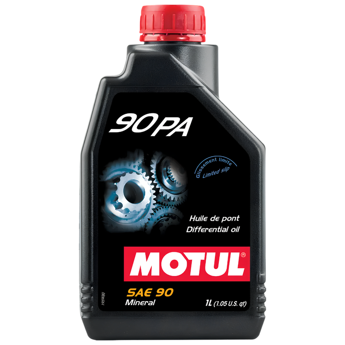 Motul 90 PA SAE 90 Mineral Limited Slip Differential Gear Oil 1L Pack of 6