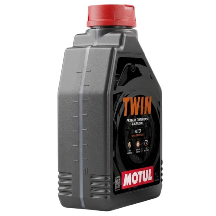Motul Twin Primary & Chain Case Oil 10W-40 100% Synthetic Ester 1L Pack of 5