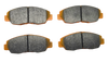 NISSIN Racing Brake Pad TYPE R Front Honda Civic DX 1.8L/EX 1.8L/EX-L 1.8L 2012, HF 1.8L 12-15/LX (MT) 1.8L 14-15/ LX 1.8L 12-13