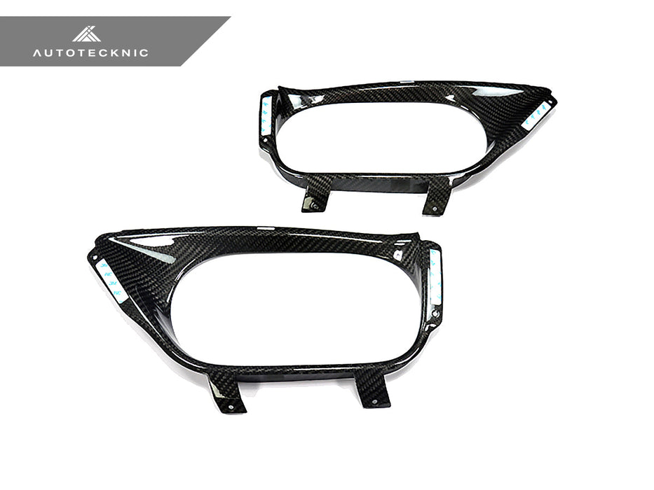 AutoTecknic Dry Carbon Exhaust Shield - Nissan R35 GTR